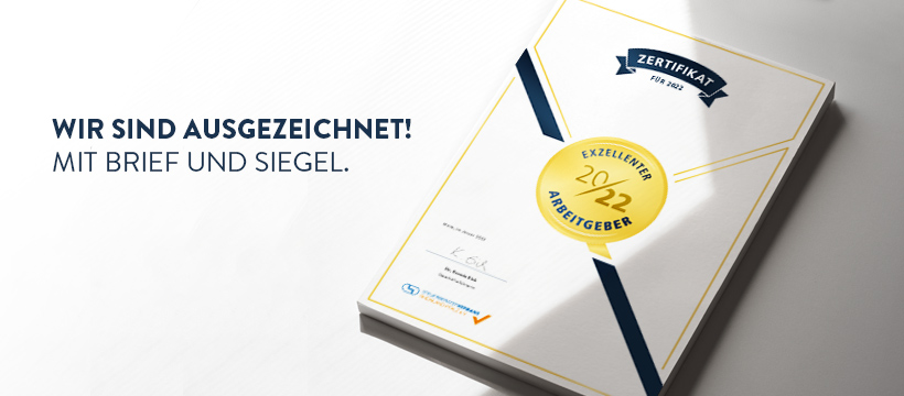 Arbeitgebersiegel 2022 Zertifikat