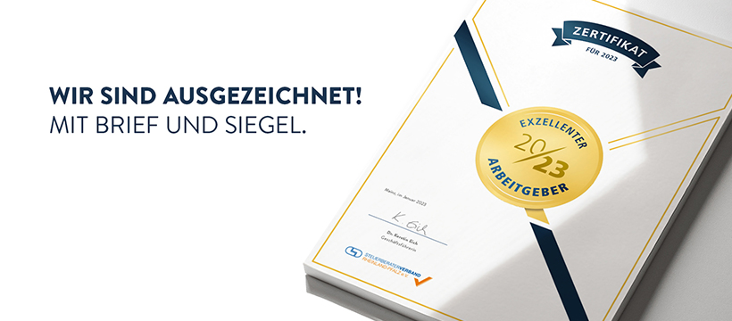Arbeitgebersiegel 2023 Zertifikat